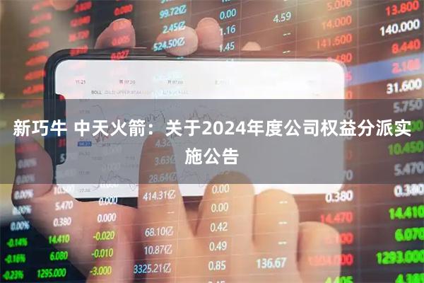 新巧牛 中天火箭：关于2024年度公司权益分派实施公告