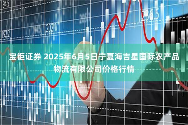 宝钜证券 2025年6月5日宁夏海吉星国际农产品物流有限公司价格行情