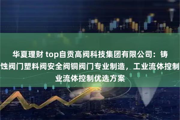 华夏理财 top自贡高阀科技集团有限公司：铸石阀耐腐蚀阀门塑料阀安全阀铜阀门专业制造，工业流体控制优选方案